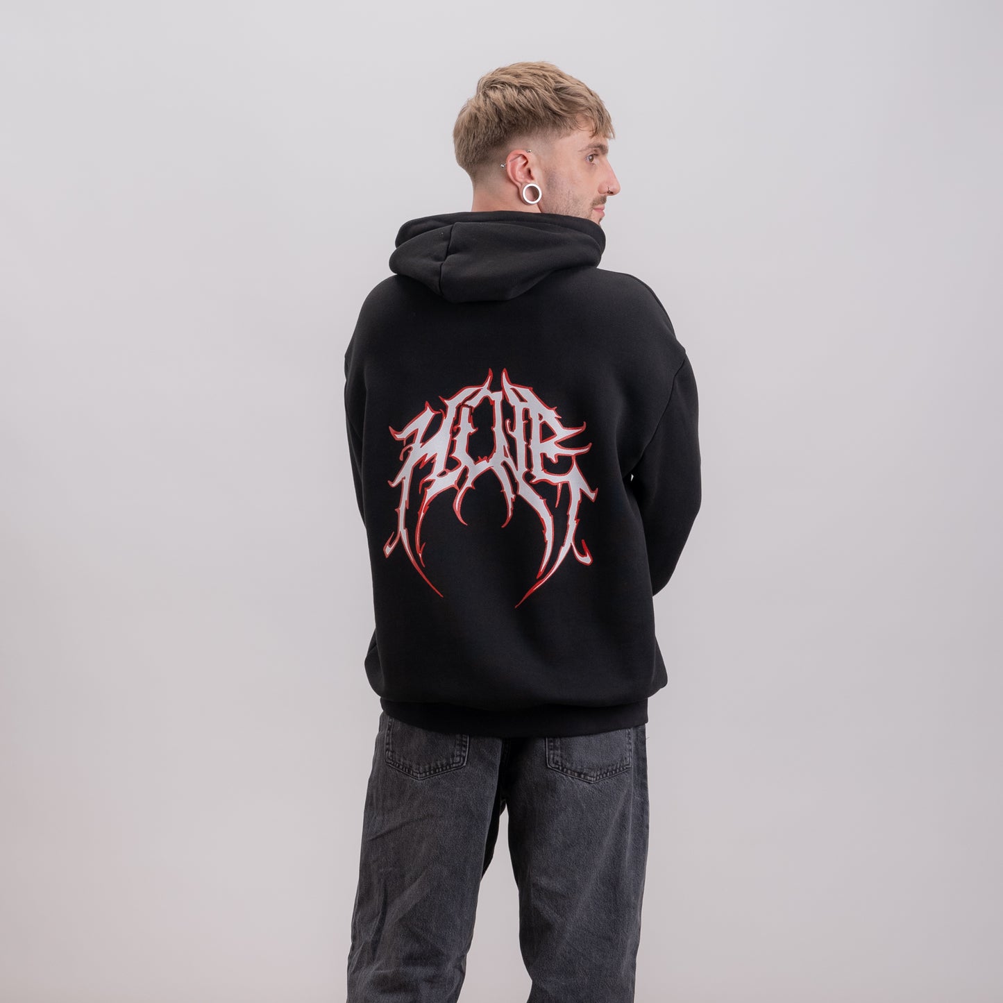 012 - TRIBAL WHITE (hoodie)